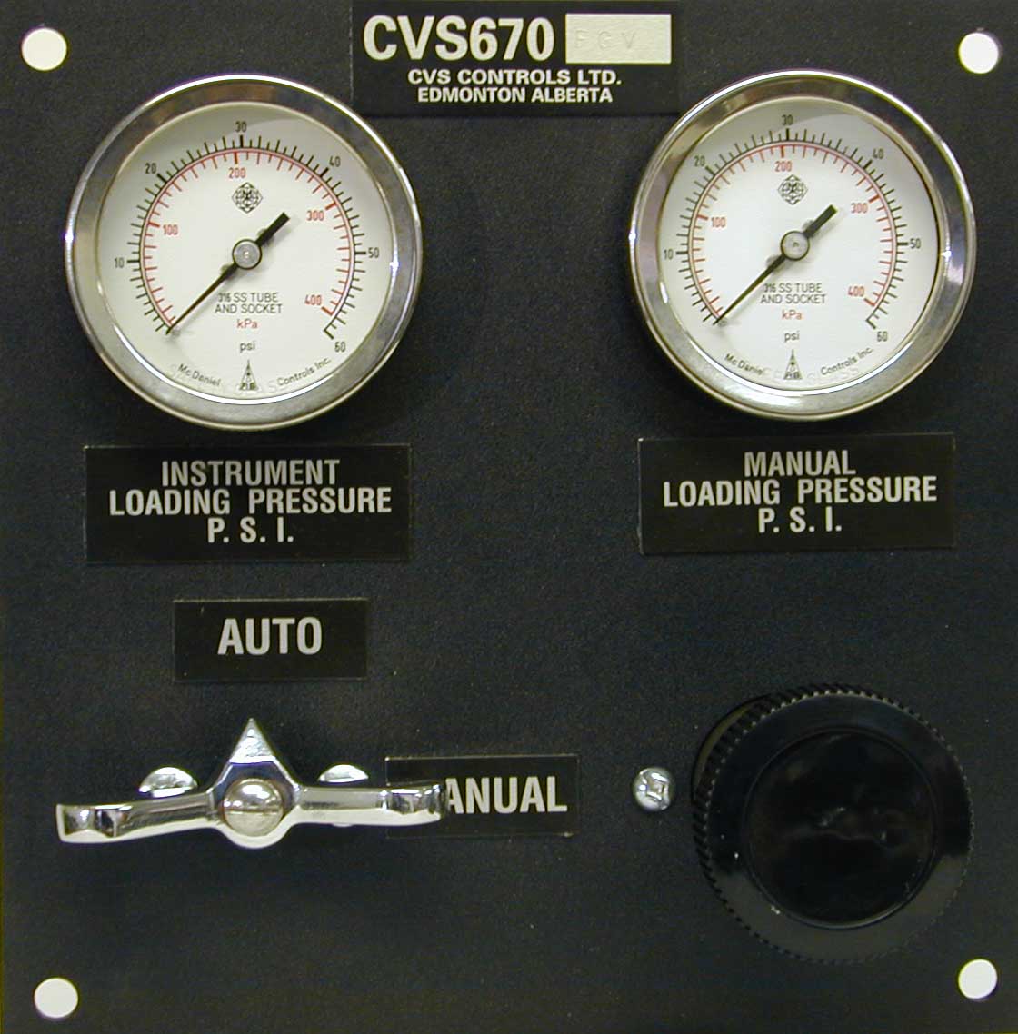 Cover 670 CVS Controls